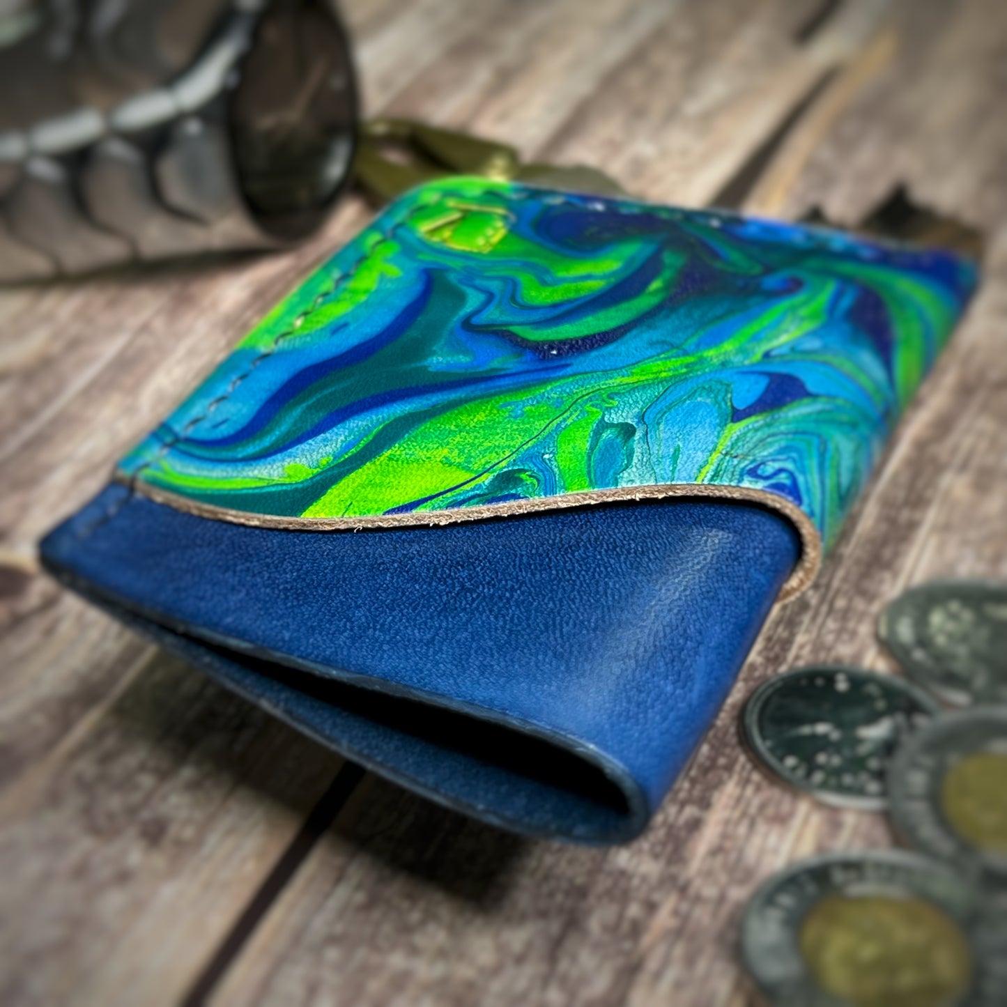 The Sycamore | Handmade Vegetable Tan Leather Cardholder
