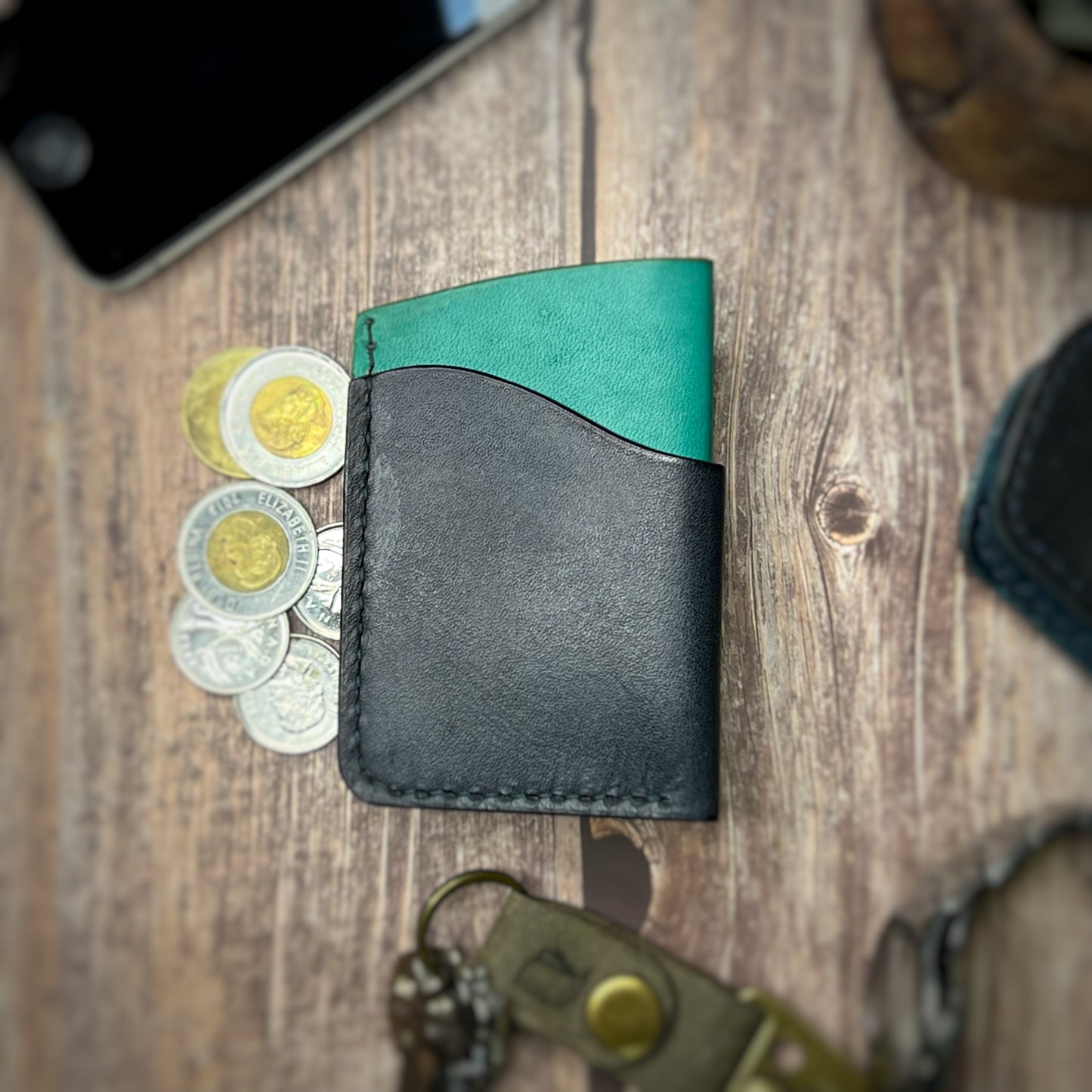 The Sycamore | Handmade Vegetable Tan Leather Cardholder
