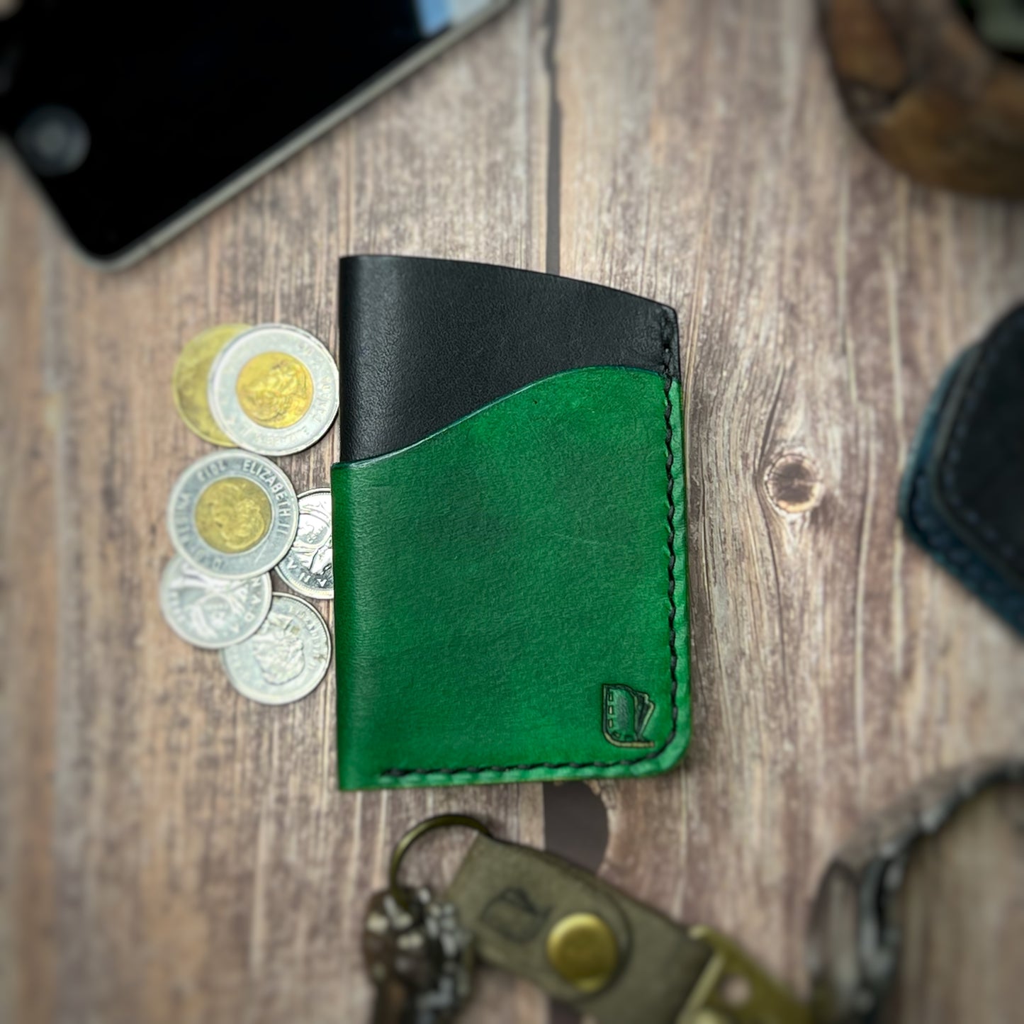 The Sycamore | Handmade Vegetable Tan Leather Cardholder