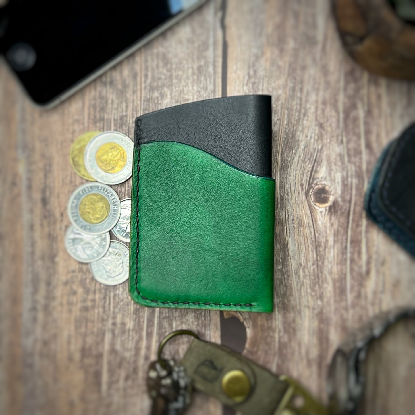 The Sycamore | Handmade Vegetable Tan Leather Cardholder