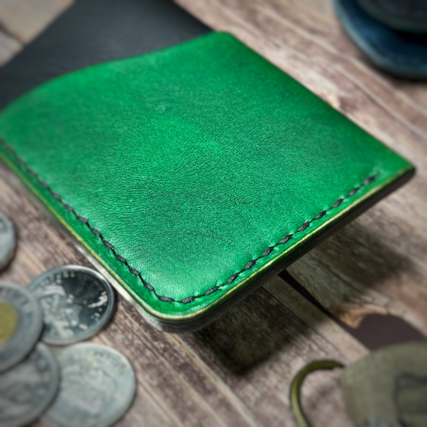 The Sycamore | Handmade Vegetable Tan Leather Cardholder