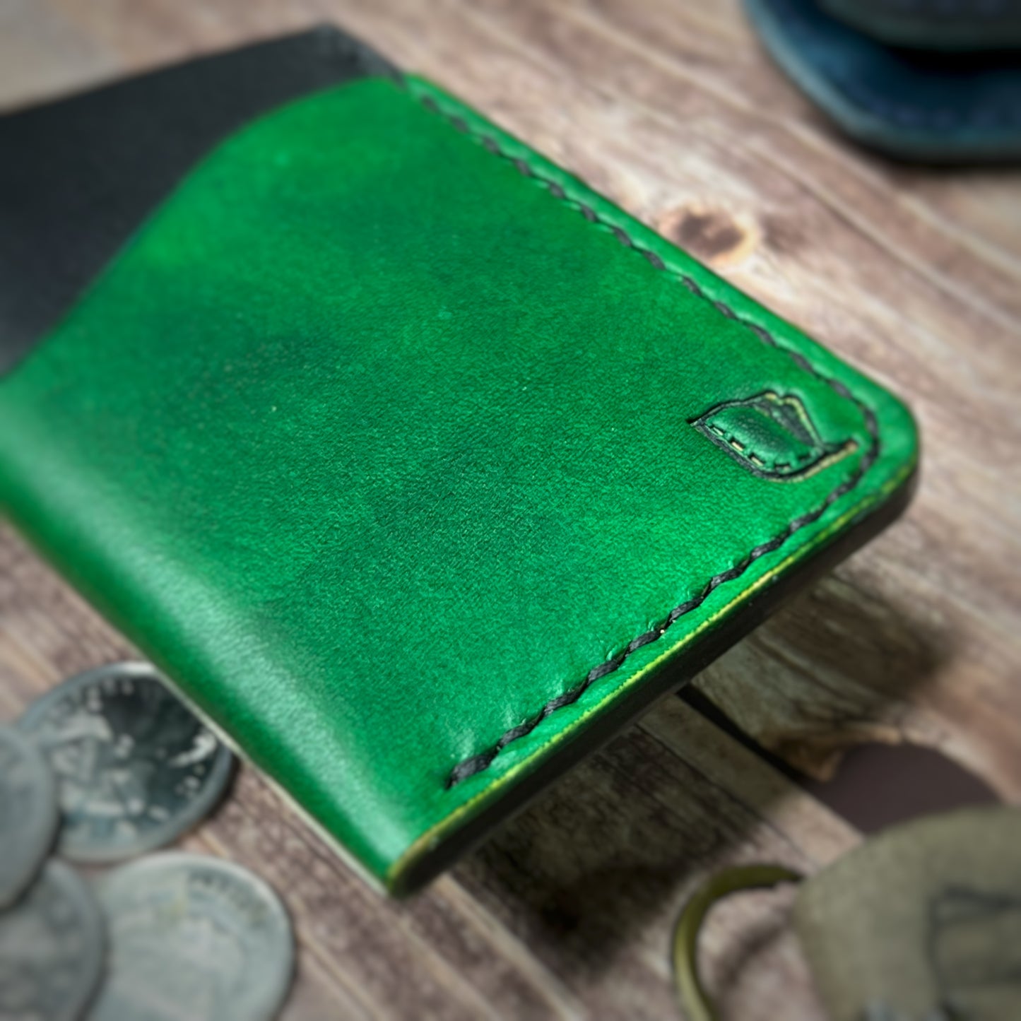 The Sycamore | Handmade Vegetable Tan Leather Cardholder