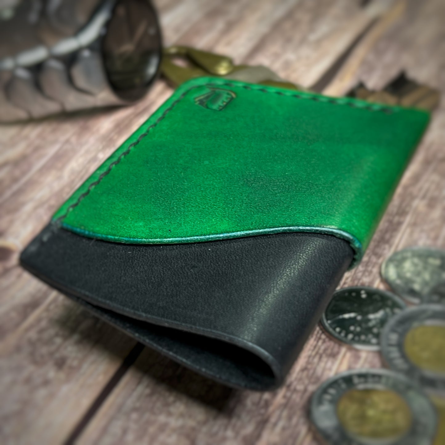 The Sycamore | Handmade Vegetable Tan Leather Cardholder