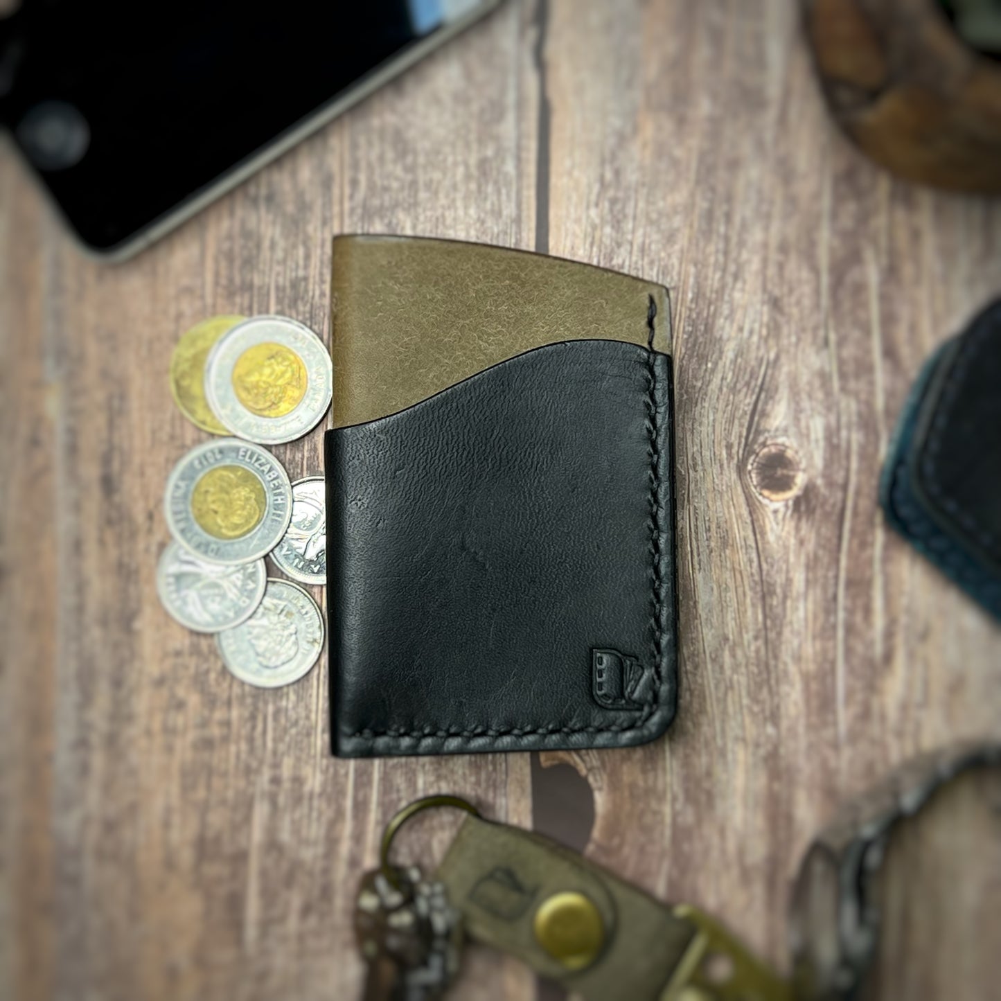 The Sycamore | Handmade Vegetable Tan Leather Cardholder