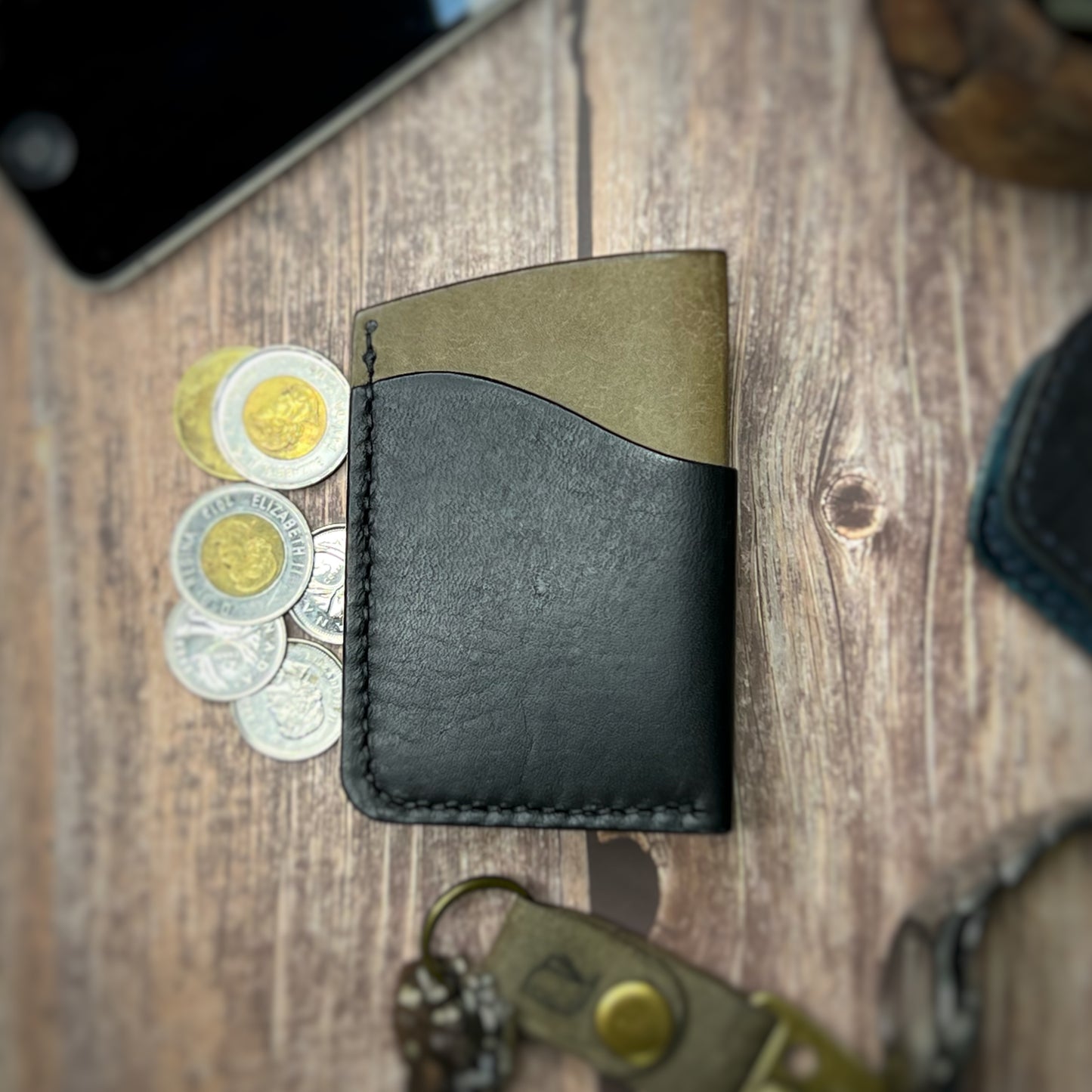 The Sycamore | Handmade Vegetable Tan Leather Cardholder