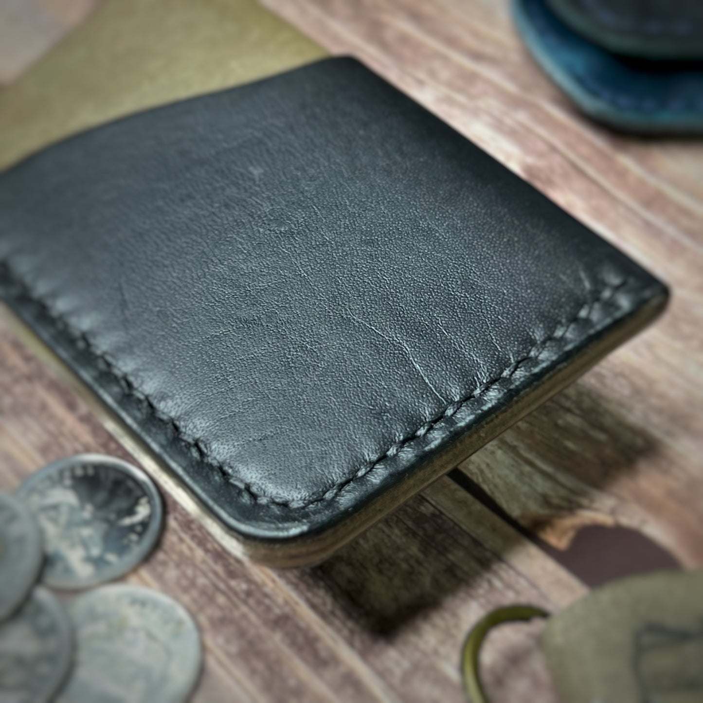 The Sycamore | Handmade Vegetable Tan Leather Cardholder