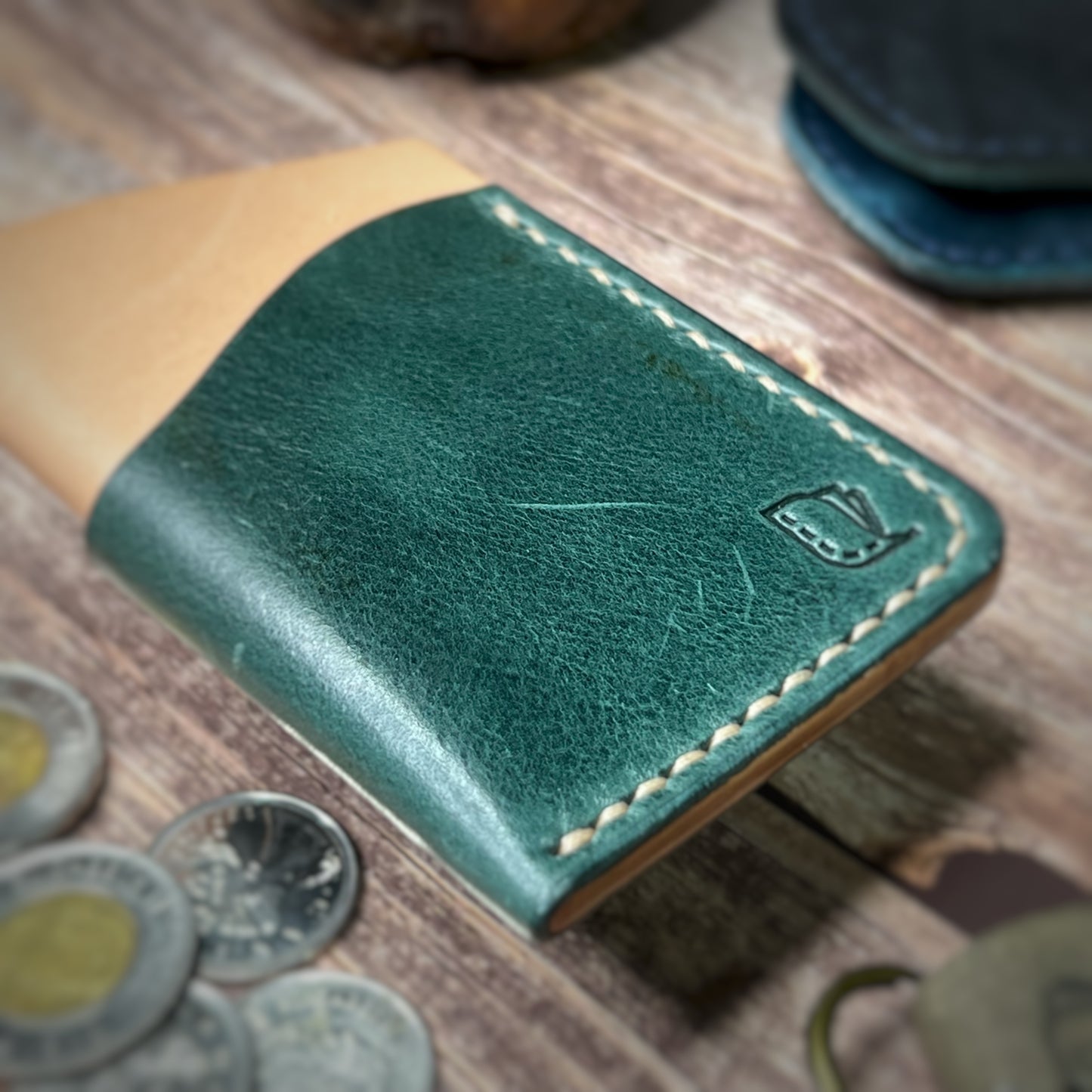 The Sycamore | Handmade Vegetable Tan Leather Cardholder
