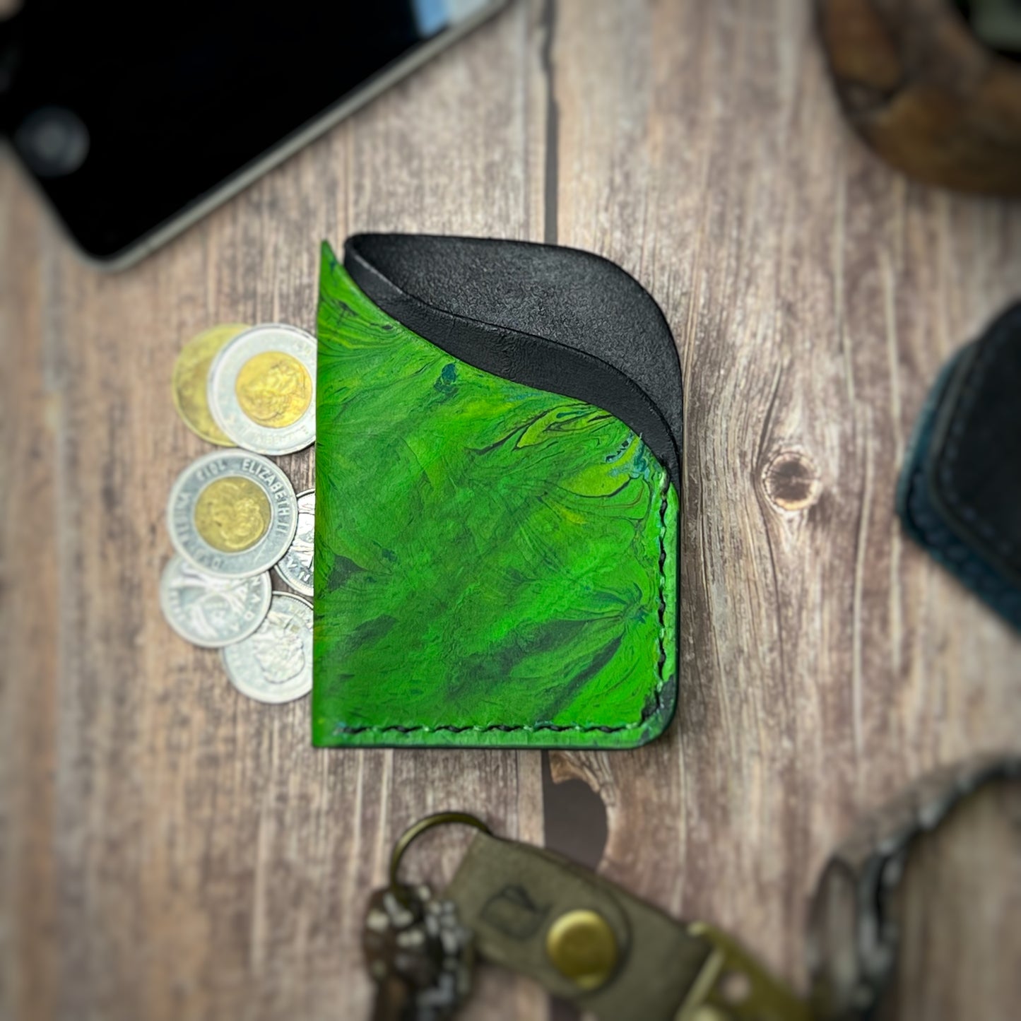 The Sycamore | Handmade Vegetable Tan Leather Cardholder