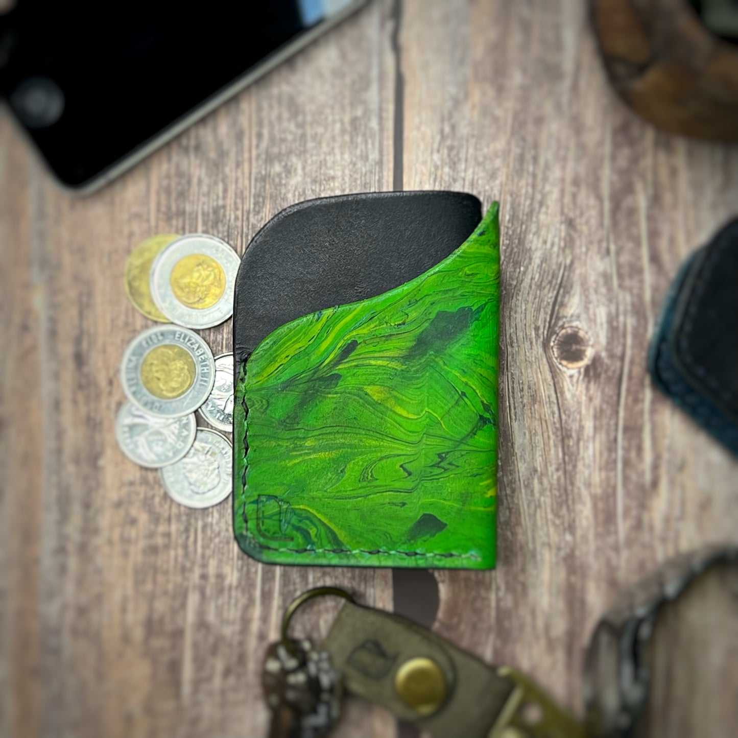 The Sycamore | Handmade Vegetable Tan Leather Cardholder