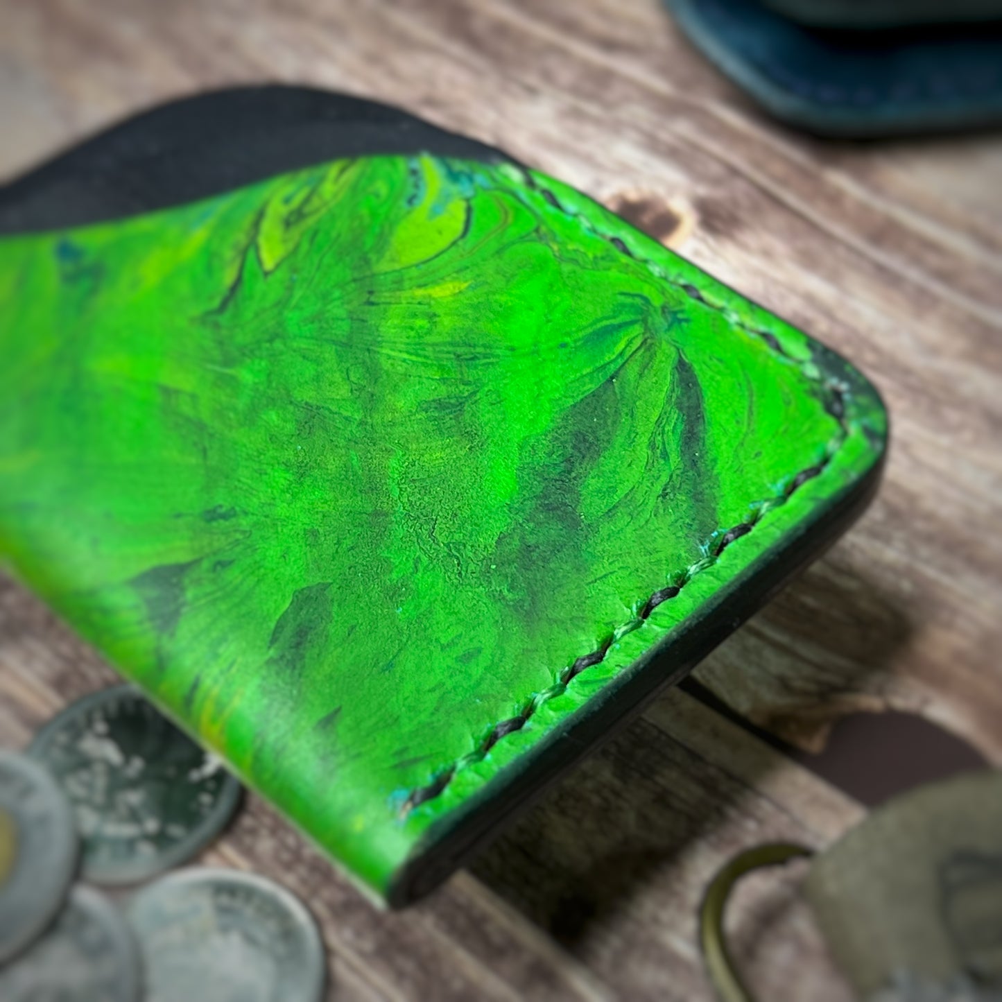 The Sycamore | Handmade Vegetable Tan Leather Cardholder