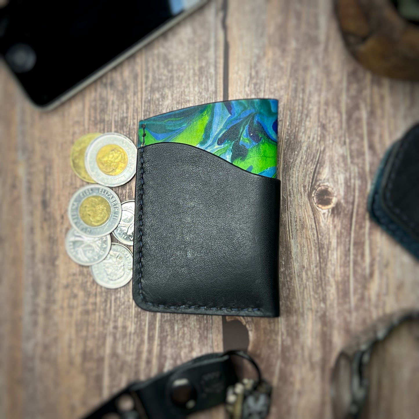 The Sycamore | Handmade Vegetable Tan Leather Cardholder