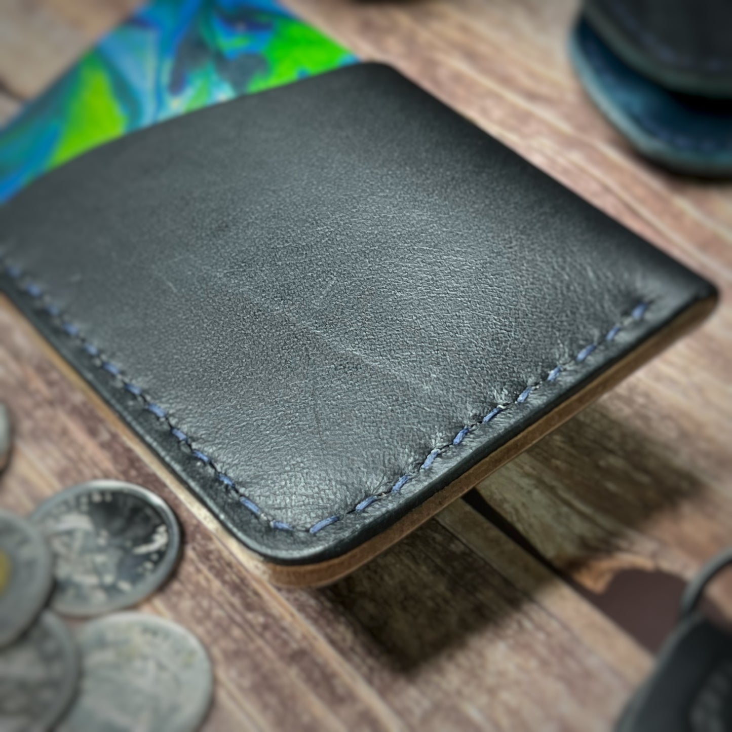 The Sycamore | Handmade Vegetable Tan Leather Cardholder