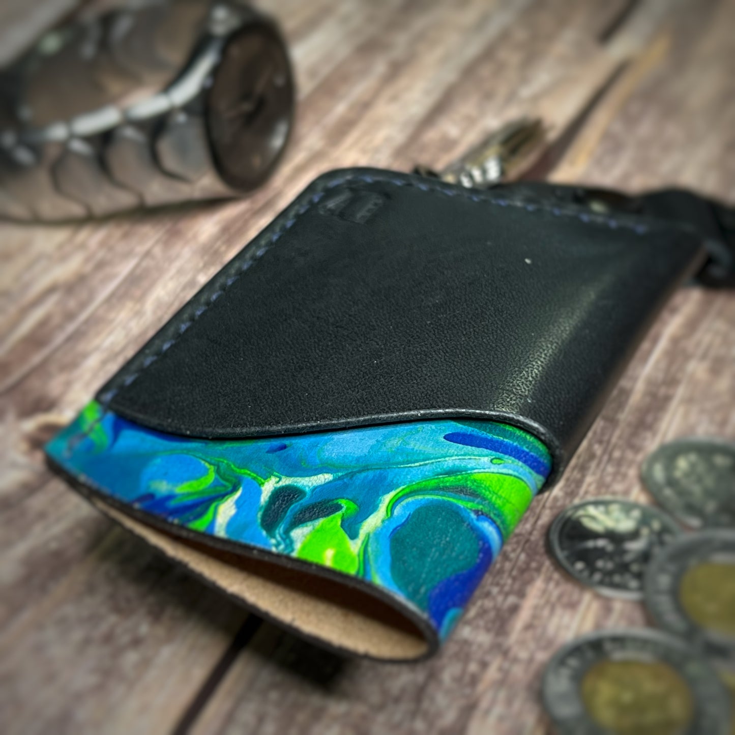 The Sycamore | Handmade Vegetable Tan Leather Cardholder