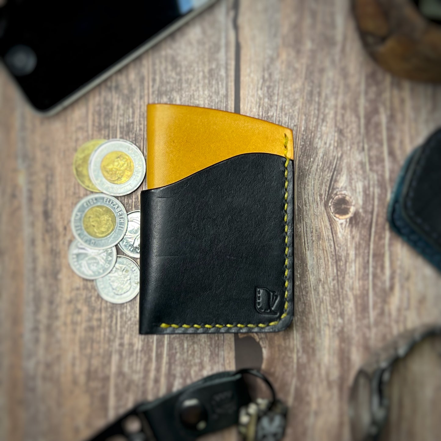 The Sycamore | Handmade Vegetable Tan Leather Cardholder