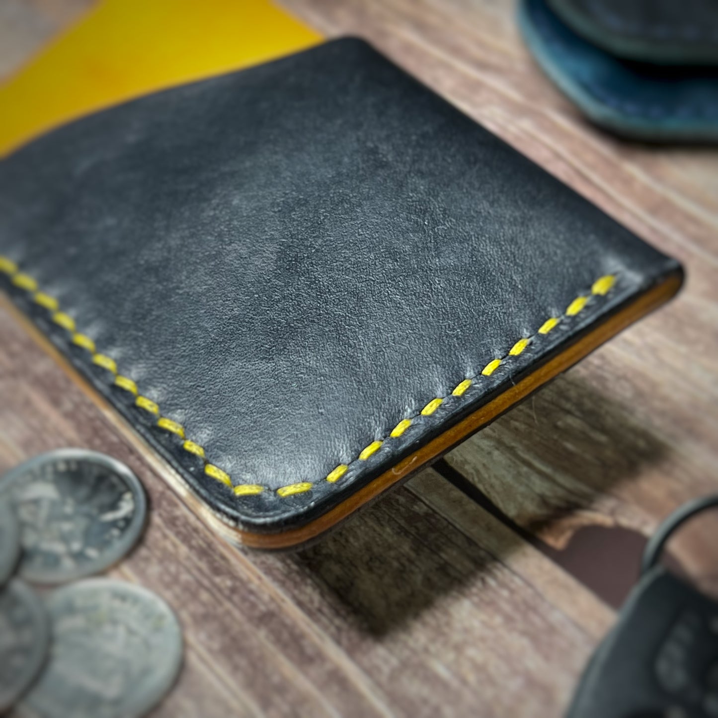 The Sycamore | Handmade Vegetable Tan Leather Cardholder