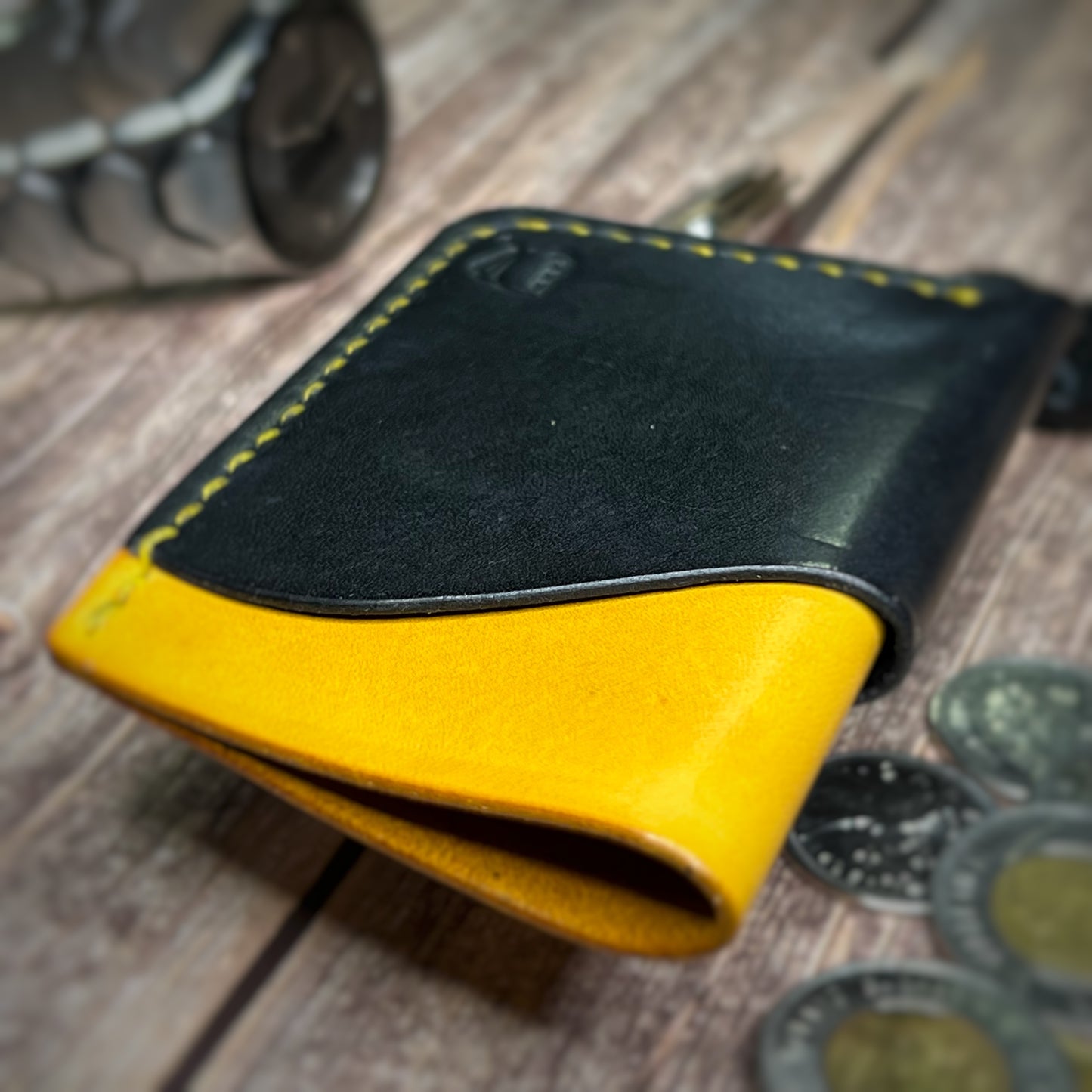 The Sycamore | Handmade Vegetable Tan Leather Cardholder