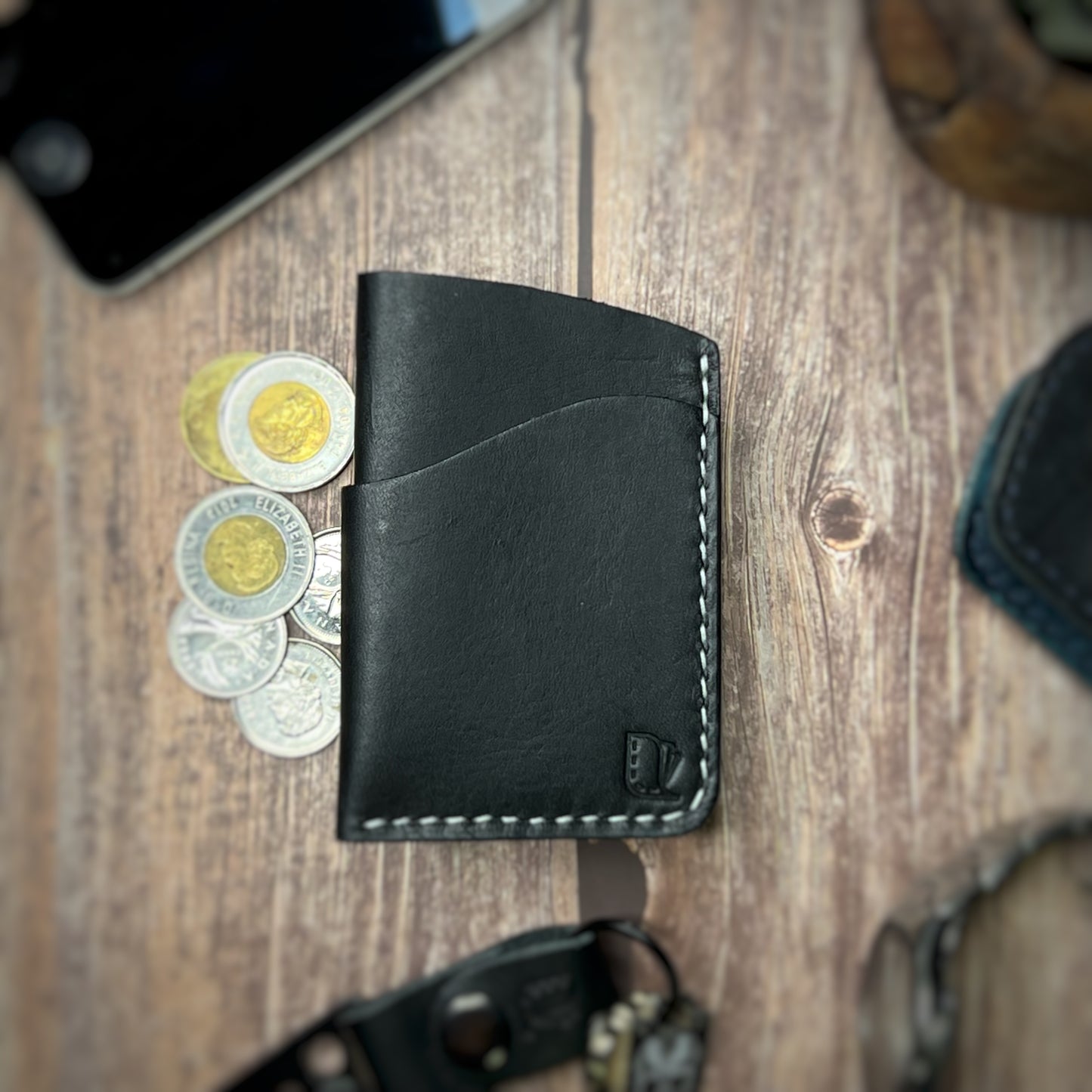 The Sycamore | Handmade Vegetable Tan Leather Cardholder