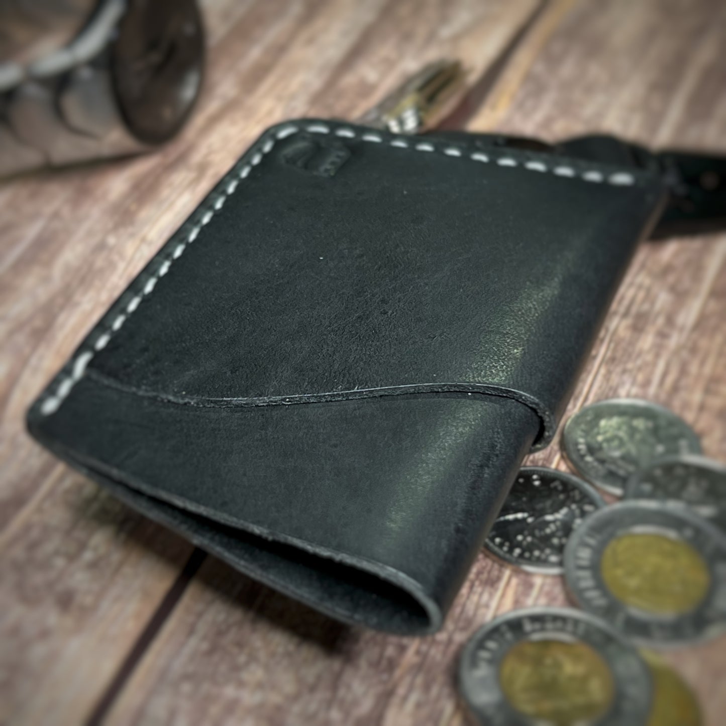 The Sycamore | Handmade Vegetable Tan Leather Cardholder