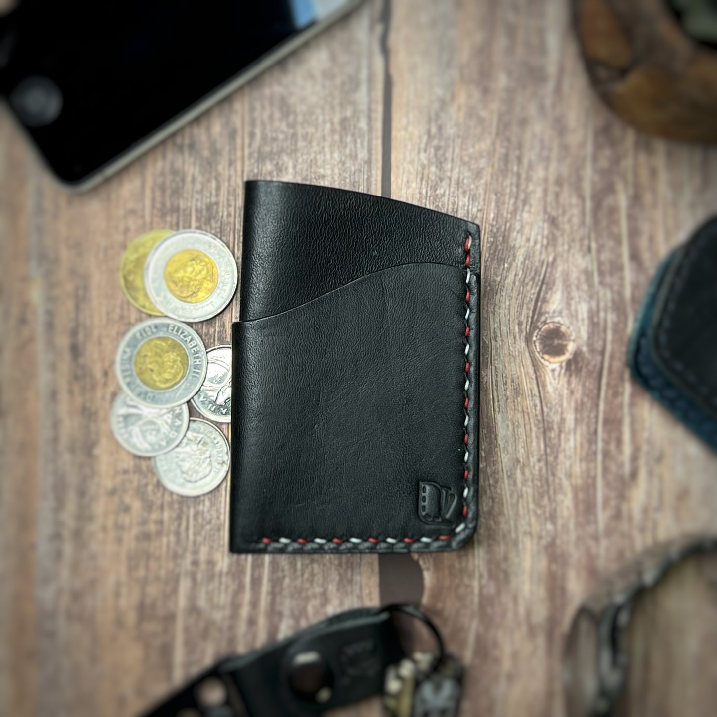 The Sycamore | Handmade Vegetable Tan Leather Cardholder