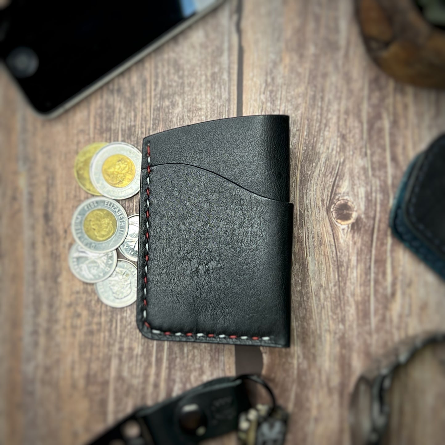 The Sycamore | Handmade Vegetable Tan Leather Cardholder