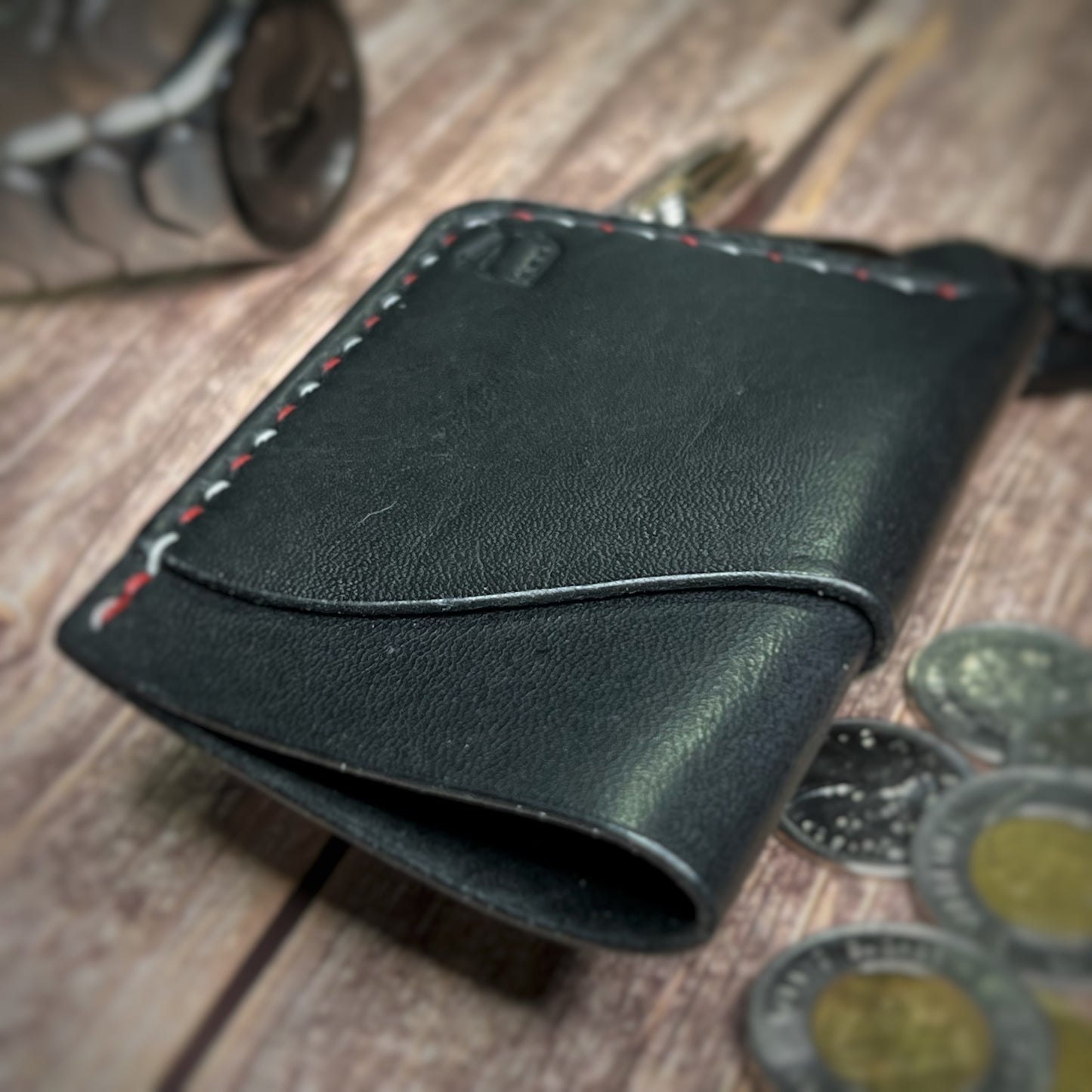 The Sycamore | Handmade Vegetable Tan Leather Cardholder