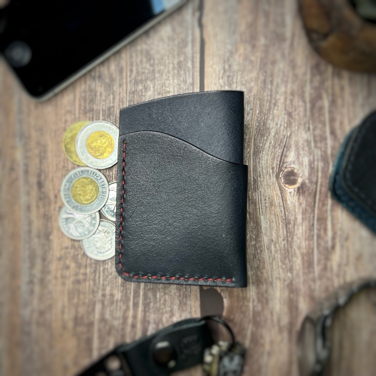The Sycamore | Handmade Vegetable Tan Leather Cardholder