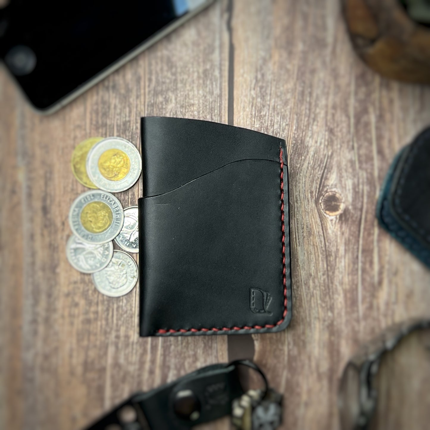 The Sycamore | Handmade Vegetable Tan Leather Cardholder
