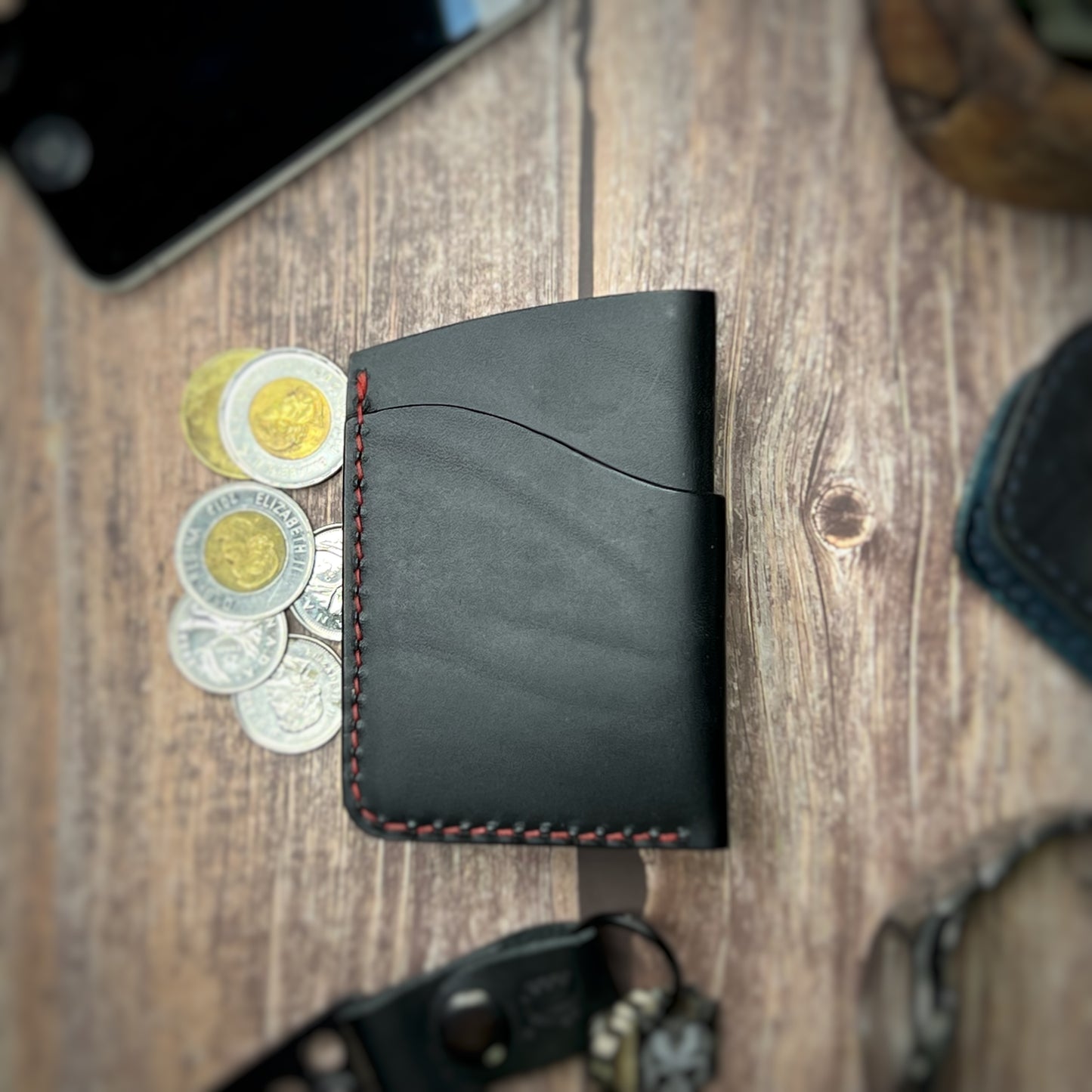 The Sycamore | Handmade Vegetable Tan Leather Cardholder