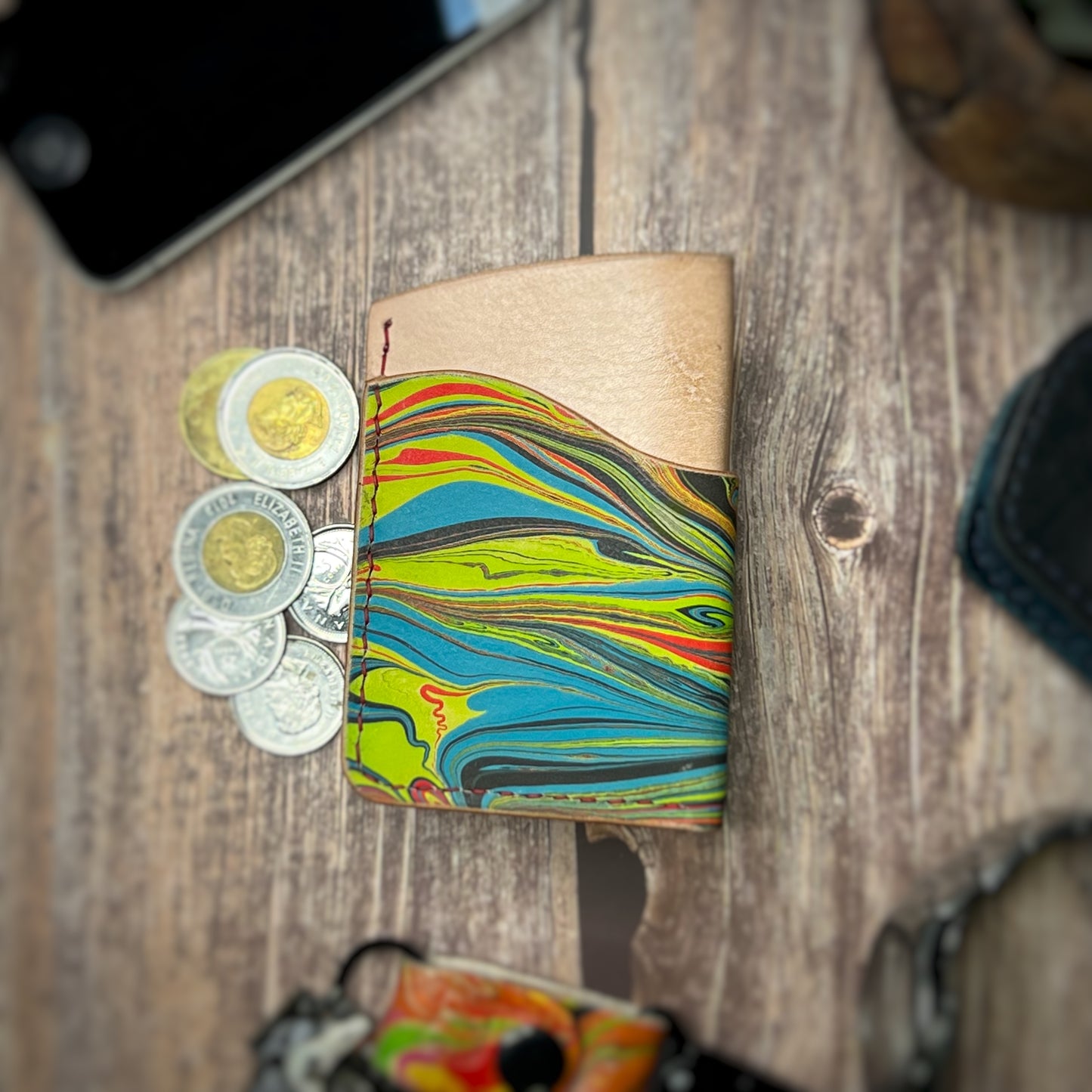The Sycamore | Handmade Vegetable Tan Leather Cardholder