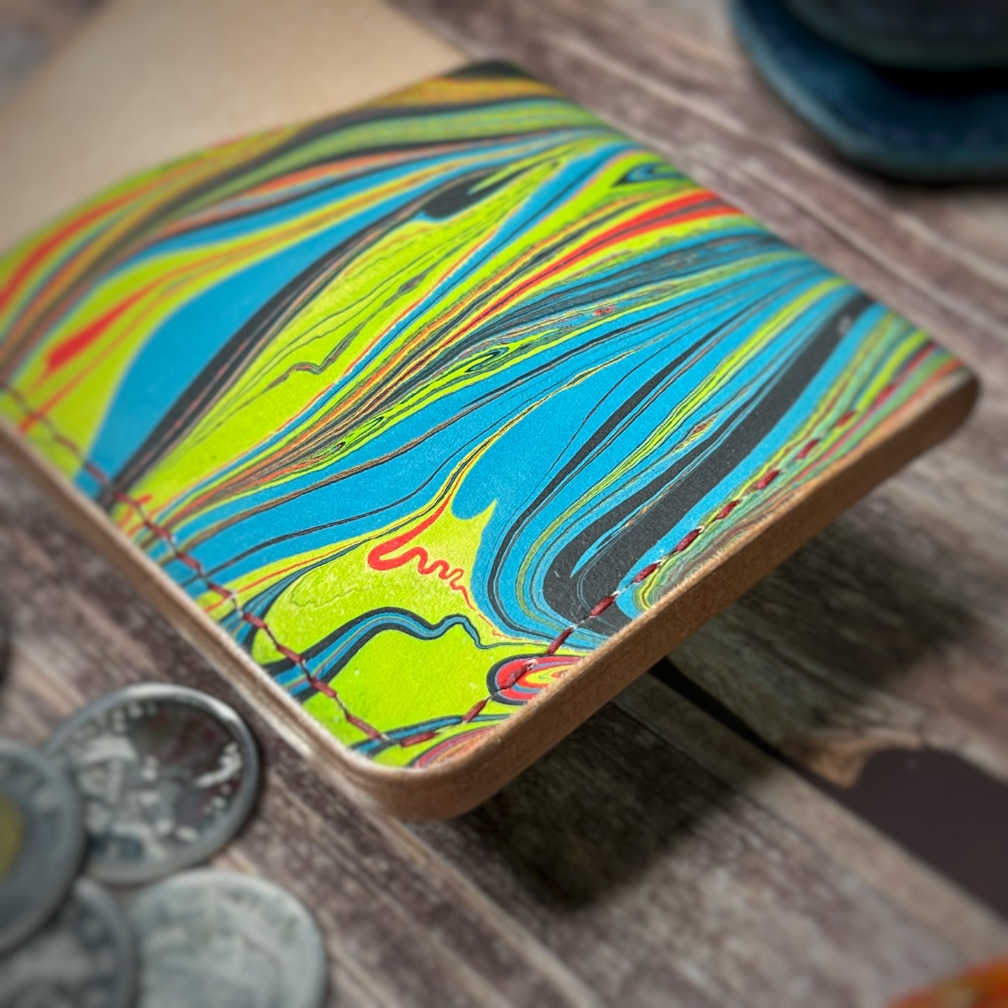 The Sycamore | Handmade Vegetable Tan Leather Cardholder