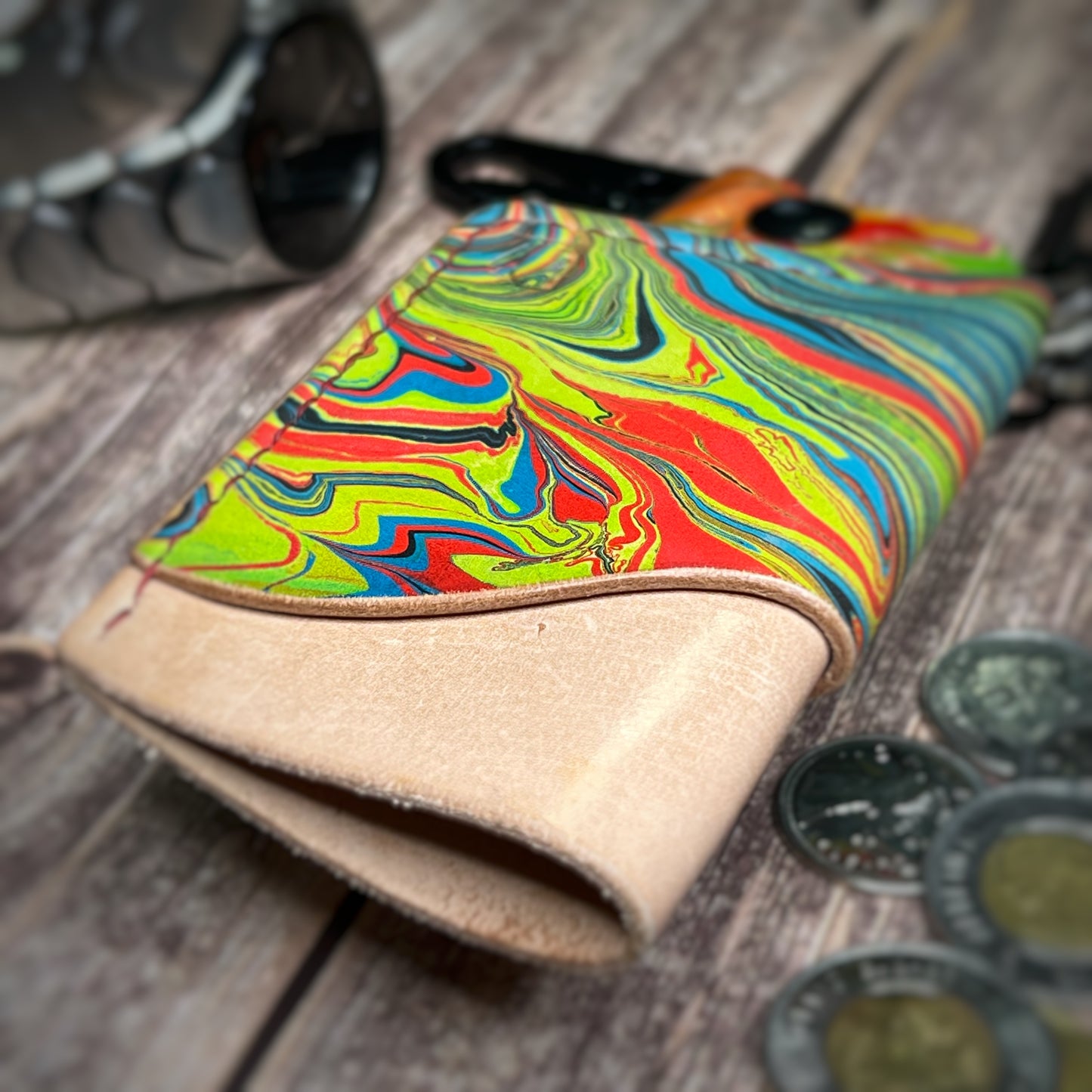 The Sycamore | Handmade Vegetable Tan Leather Cardholder