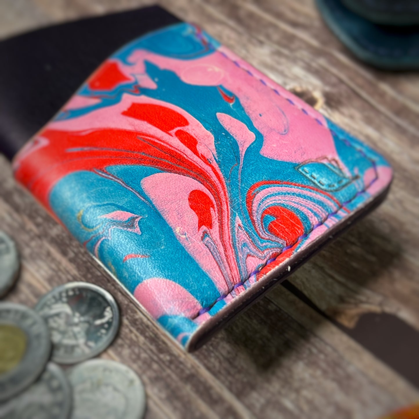 The Sycamore | Handmade Vegetable Tan Leather Cardholder