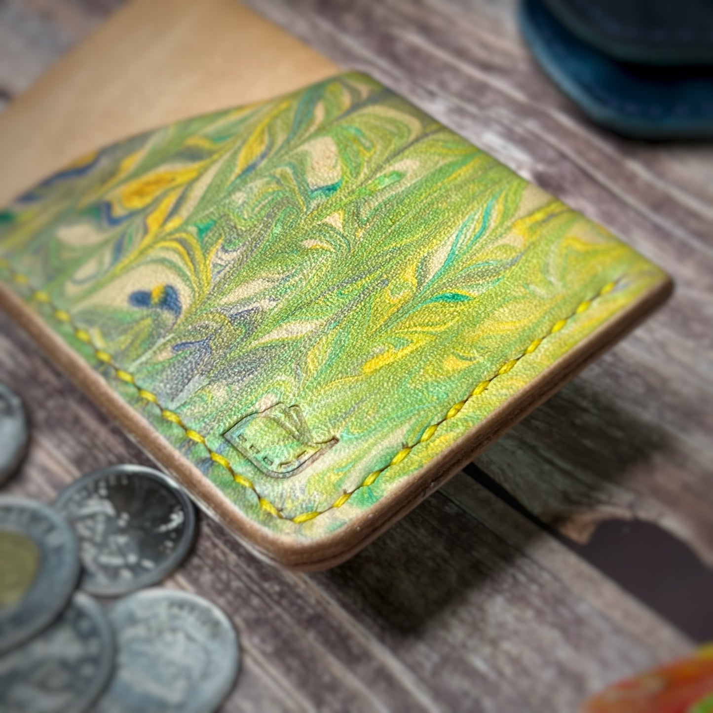 The Sycamore | Handmade Vegetable Tan Leather Cardholder