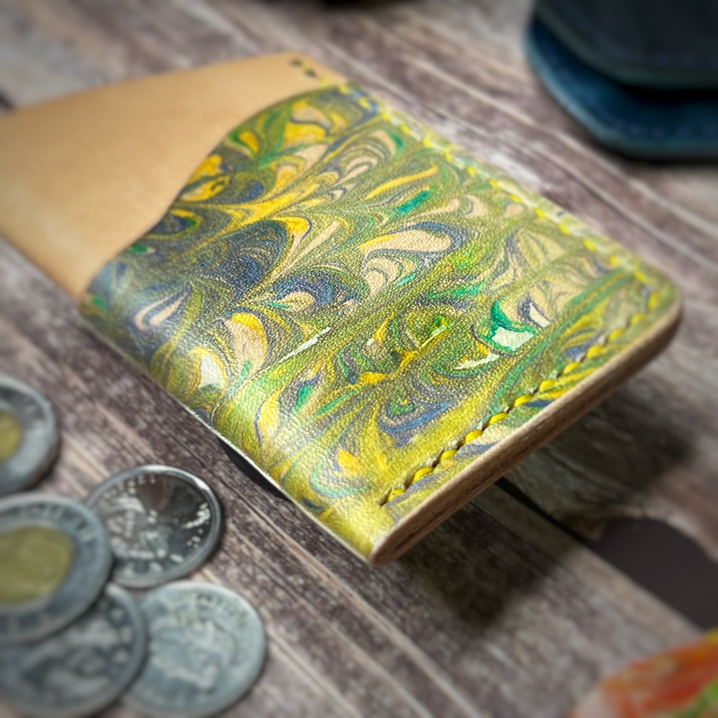 The Sycamore | Handmade Vegetable Tan Leather Cardholder
