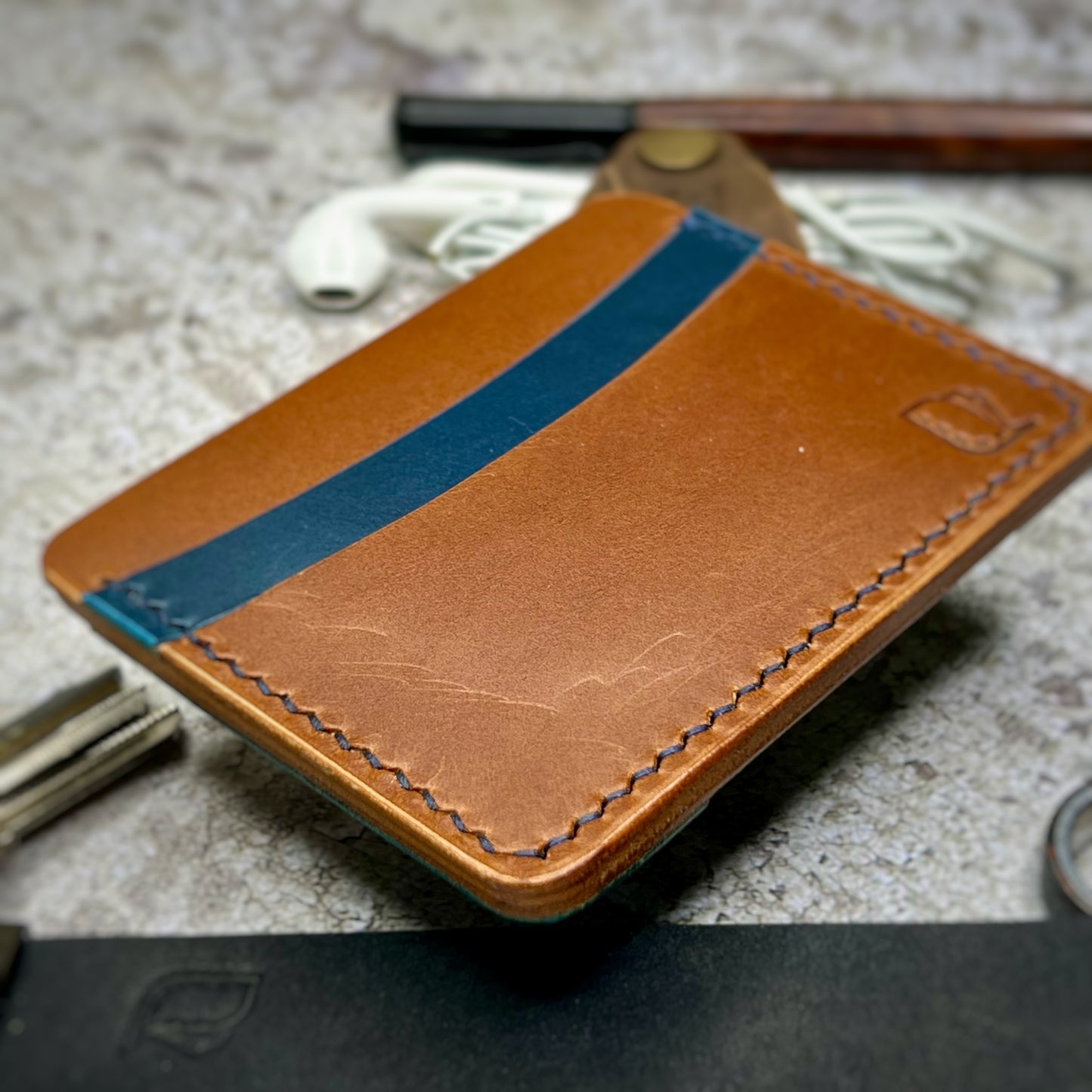 The Oak | Vegetable Tan Leather Cash & Card Holder