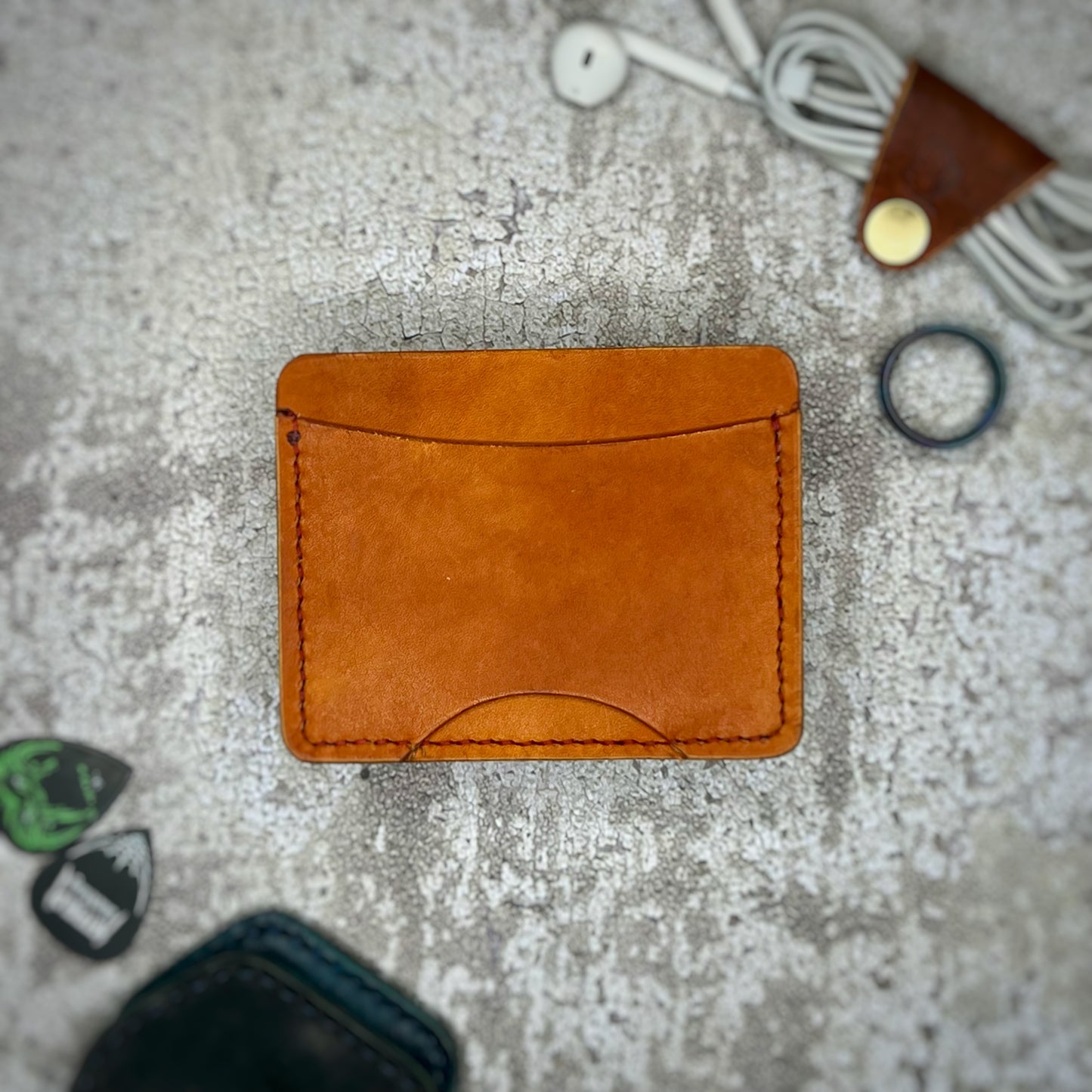 The Oak | Vegetable Tan Leather Cash & Card Holder