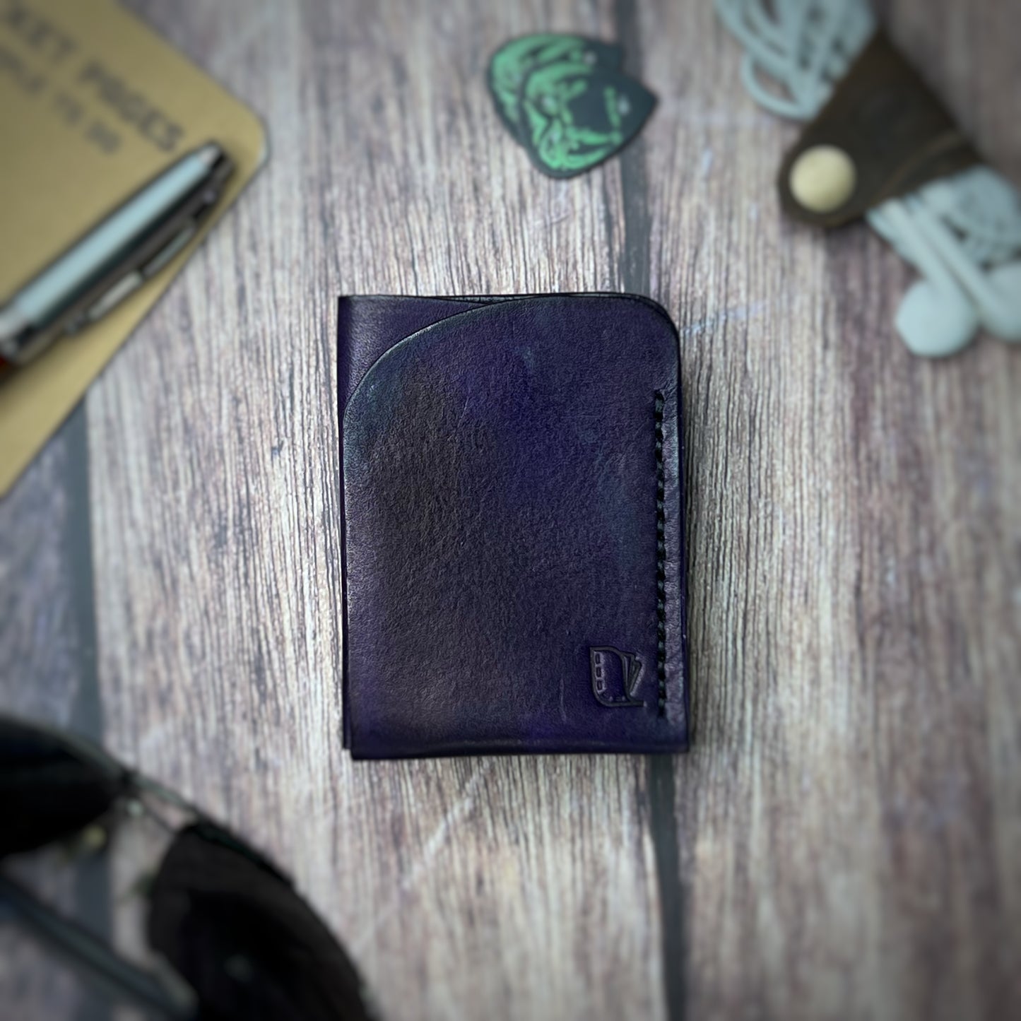 The Poplar | Handmade Vegetable Leather Card Holder