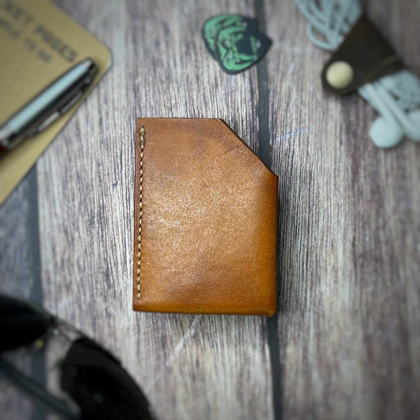 The Poplar | Handmade Vegetable Leather Card Holder