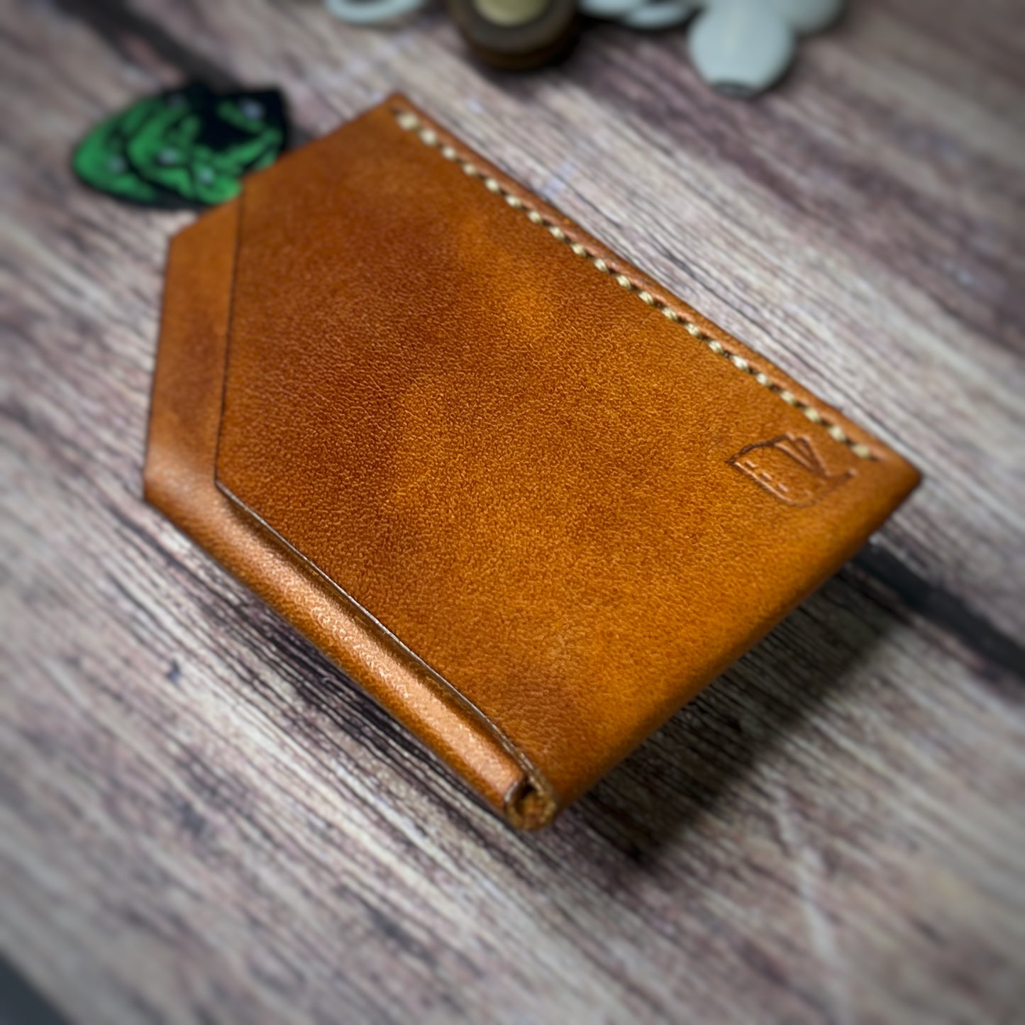 The Poplar | Handmade Vegetable Leather Card Holder