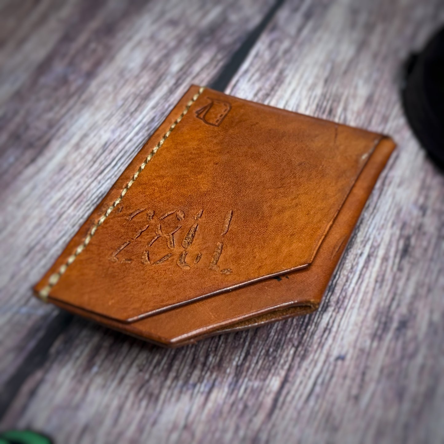 The Poplar | Handmade Vegetable Leather Card Holder