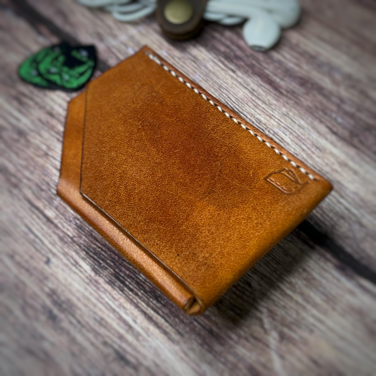 The Poplar | Handmade Vegetable Leather Card Holder