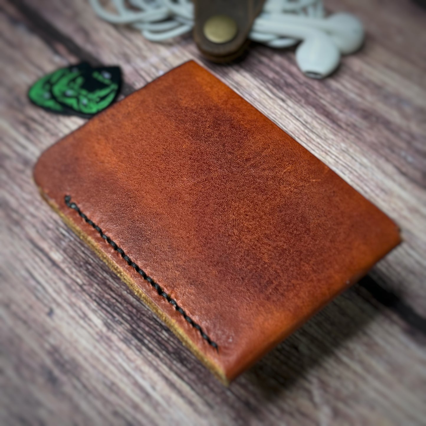 The Poplar | Handmade Vegetable Leather Card Holder