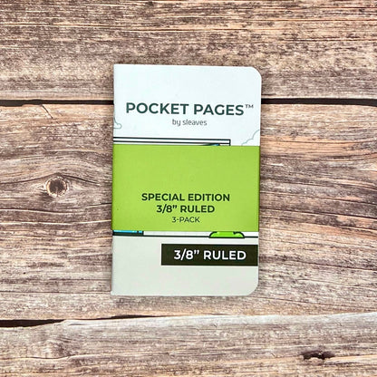 Pocket Pages™ By Sleaves | Pocket Sized Notebooks