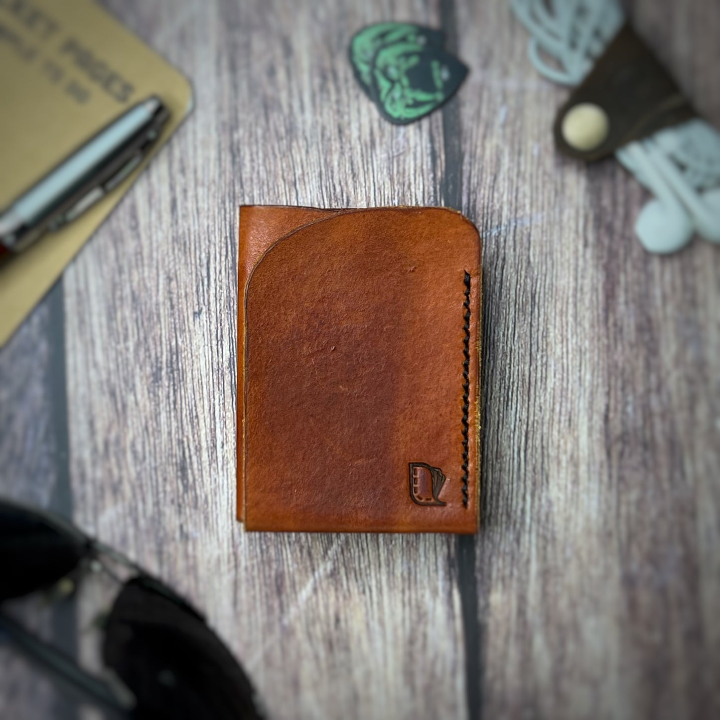 The Poplar | Handmade Vegetable Leather Card Holder