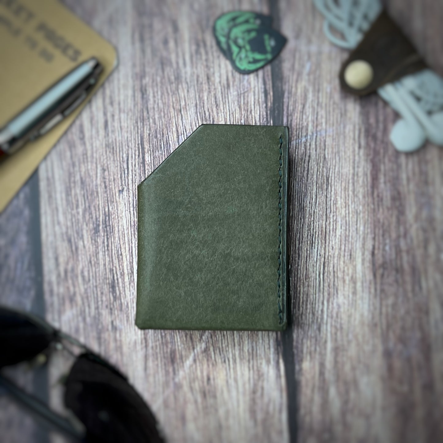 The Poplar | Handmade Vegetable Leather Card Holder