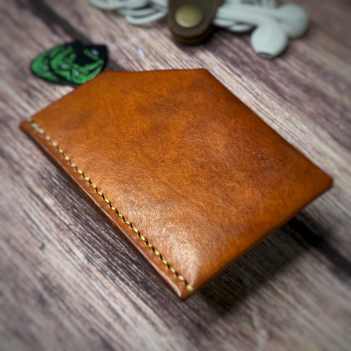 The Poplar | Handmade Vegetable Leather Card Holder