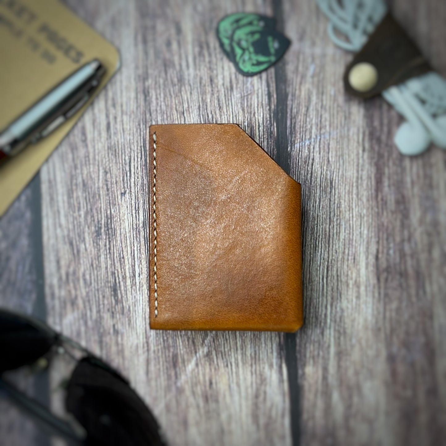 The Poplar | Handmade Vegetable Leather Card Holder