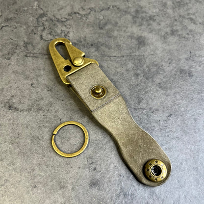 Olive Pueblo Leather Handmade Key Clip